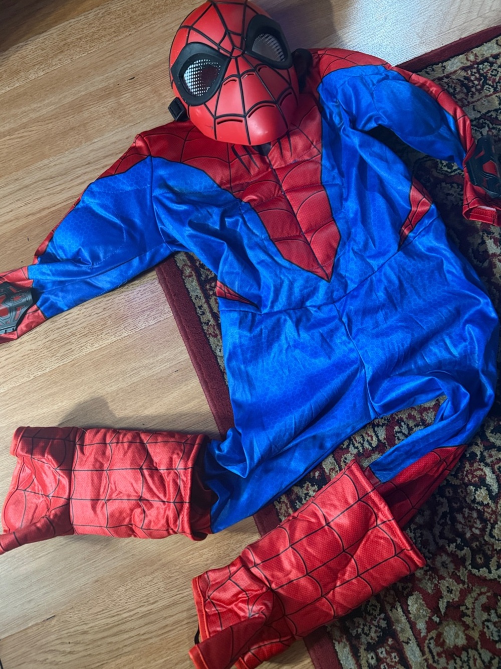 Spider-man Kids Costume - Red & Blue Superhero Outfit size 4T